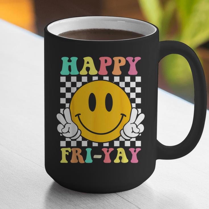 Happy Fri-Yay Teacher Friday Weekend School Graphic Print Coffee Mug, funny gift