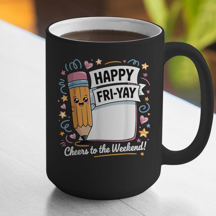 Happy Fri-Yay Teacher Fry Yay Friday Weekend Graphic Print Coffee Mug, funny gift Happy Fri-Yay Teacher Fry Yay Friday Weekend Graphic Print Coffee Mug, funny gift