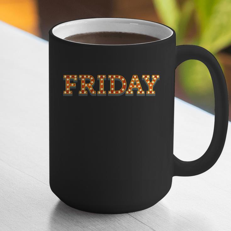 Happy Friday Love Fridays Fun Teacher For Men Women Graphic Print Coffee Mug, funny gift