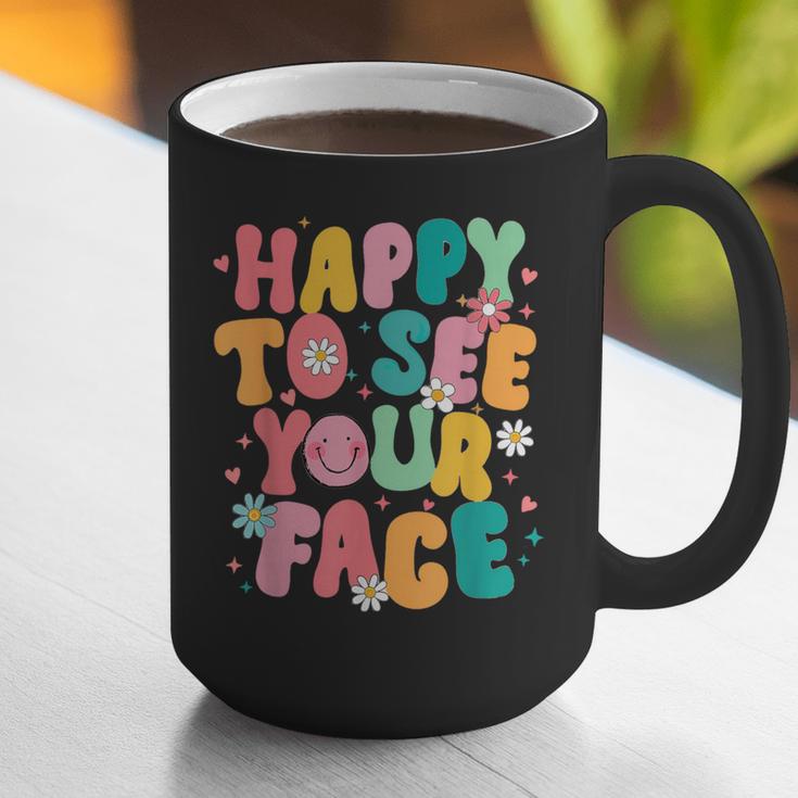 Happy To See Your Face Teacher Disco Ball Back To School Graphic Print Coffee Mug, funny gift Happy To See Your Face Teacher Disco Ball Back To School Graphic Print Coffee Mug, funny gift