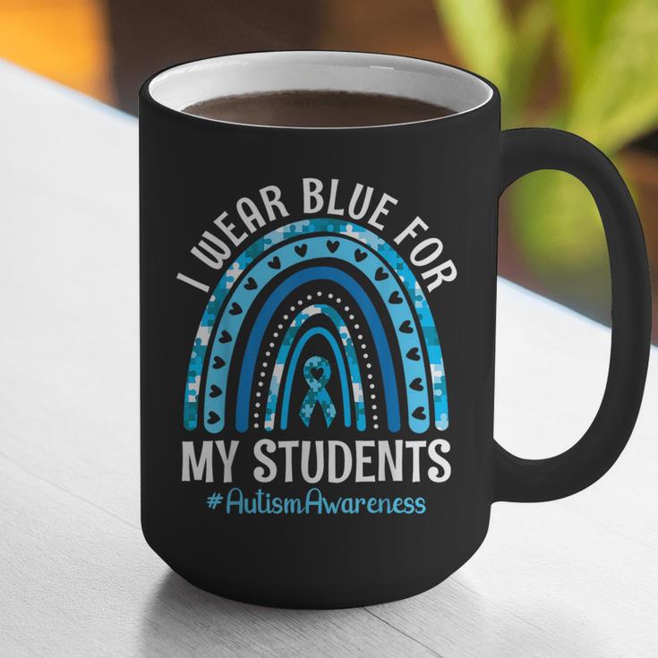 Happy Teacher I Wear Blue For My Students Autism Awareness Graphic Print Coffee Mug, funny gift Happy Teacher I Wear Blue For My Students Autism Awareness Graphic Print Coffee Mug, funny gift