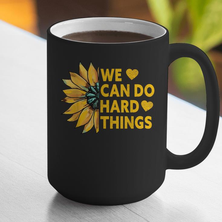 We Can Do Hard Things Kids Teacher Back To School Graphic Print Coffee Mug, funny gift