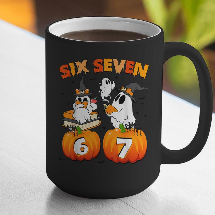Haunted By 67 Boo Ghost Pumpkin Halloween Teacher Graphic Print Coffee Mug, funny gift Haunted By 67 Boo Ghost Pumpkin Halloween Teacher Graphic Print Coffee Mug, funny gift