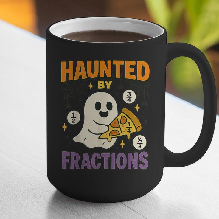 Haunted By Fractions Math Halloween Teacher Graphic Print Coffee Mug, funny gift