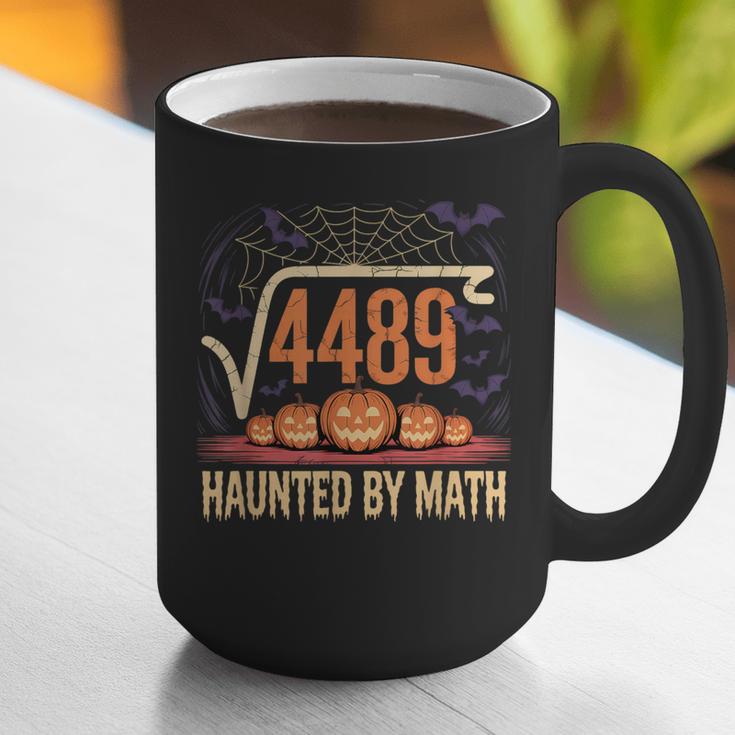 Haunted By Math 67 Meme Math Teacher Square Root 4489 Graphic Print Coffee Mug, funny gift