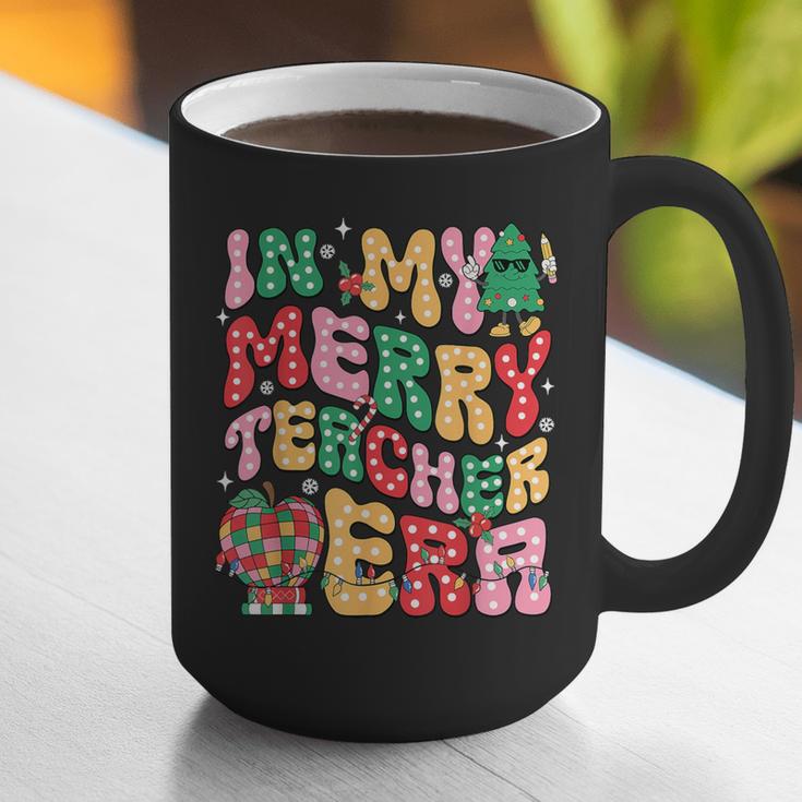 In My Holly Xmas Jolly Teacher Era Teacher Vibes Christmas Graphic Print Coffee Mug, funny gift In My Holly Xmas Jolly Teacher Era Teacher Vibes Christmas Graphic Print Coffee Mug, funny gift