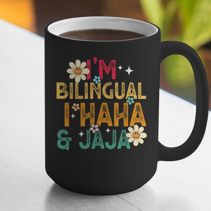 I’m Bilingual I Haha And Jaja Spanish Teacher Bilingual For Men Women Girls Kids Graphic Print Coffee Mug, funny gift