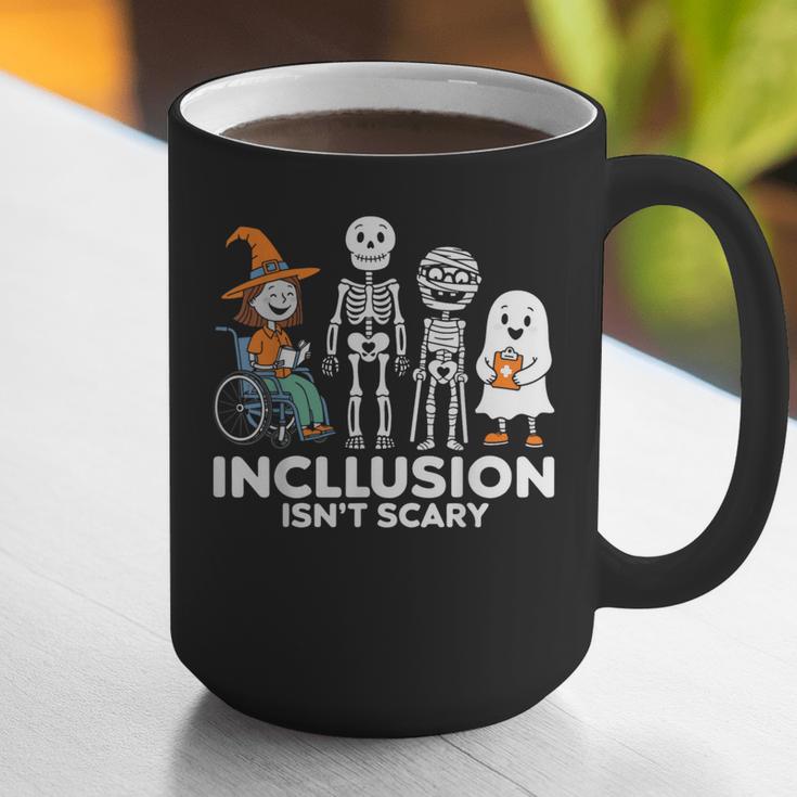 Inclusion Isn't Scary SLP Halloween Costume Sped Teacher Graphic Print Coffee Mug, funny gift Inclusion Isn't Scary SLP Halloween Costume Sped Teacher Graphic Print Coffee Mug, funny gift
