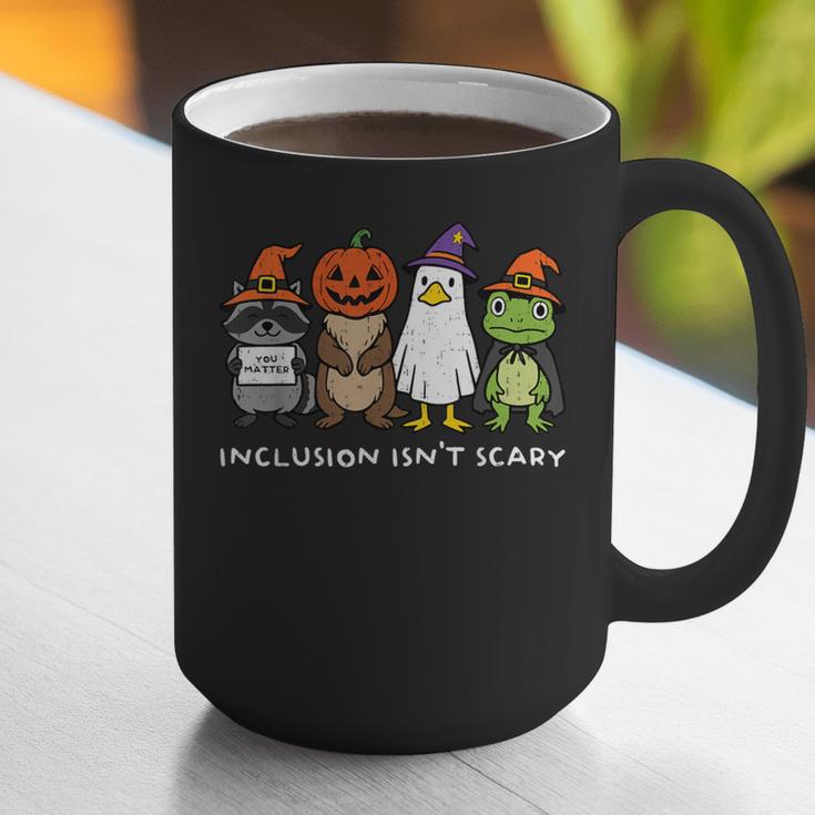Inclusion Isn't Scary SLP Halloween Sped Teacher Animal Graphic Print Coffee Mug, funny gift Inclusion Isn't Scary SLP Halloween Sped Teacher Animal Graphic Print Coffee Mug, funny gift