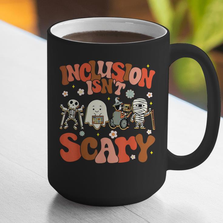 Inclusion Isn't Scary SLP Sped Teacher Halloween Graphic Print Coffee Mug, funny gift Inclusion Isn't Scary SLP Sped Teacher Halloween Graphic Print Coffee Mug, funny gift