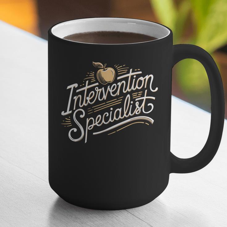 Intervention Teacher Intervention Specialist Graphic Print Coffee Mug, funny gift
