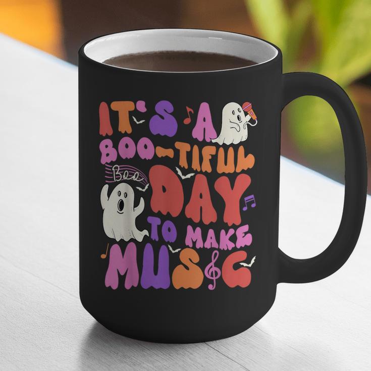 It's a Bootiful Day To Make Music Halloween Music Teacher Graphic Print Coffee Mug, funny gift