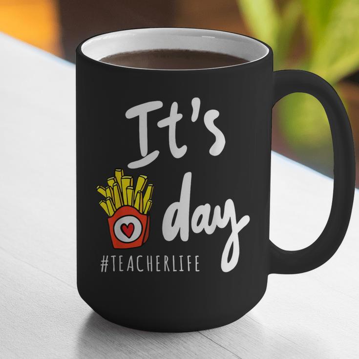 It's Fry Day Teacher Life Graphic Print Coffee Mug, funny gift It's Fry Day Teacher Life Graphic Print Coffee Mug, funny gift