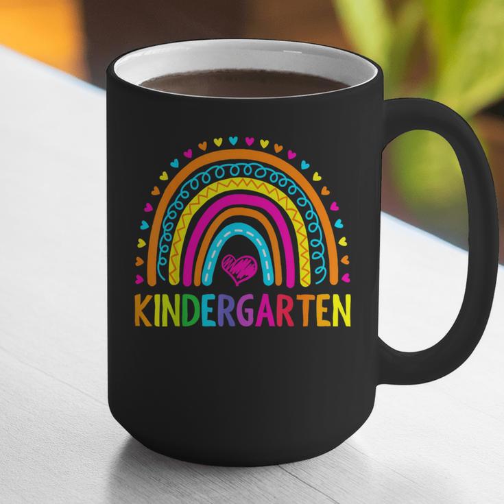 Kindergarten Rainbow Girls Boys Teacher First Day Of School Graphic Print Coffee Mug, funny gift Kindergarten Rainbow Girls Boys Teacher First Day Of School Graphic Print Coffee Mug, funny gift