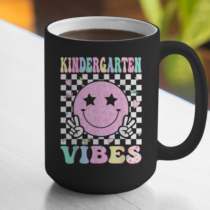Kindergarten Vibes First Day Of School Kindergarten Teacher Graphic Print Coffee Mug, funny gift Kindergarten Vibes First Day Of School Kindergarten Teacher Graphic Print Coffee Mug, funny gift