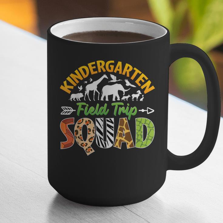 Kindergarten Zoo Field Trip Squad Matching Teacher Students Graphic Print Coffee Mug, funny gift