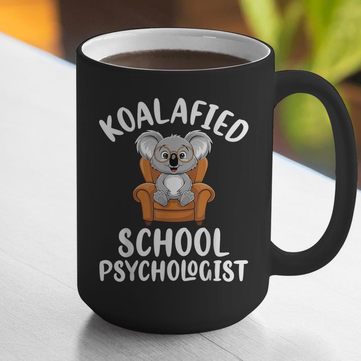 Koalafied School Psychologist Koala Lover Psychology Teacher Graphic Print Coffee Mug, funny gift