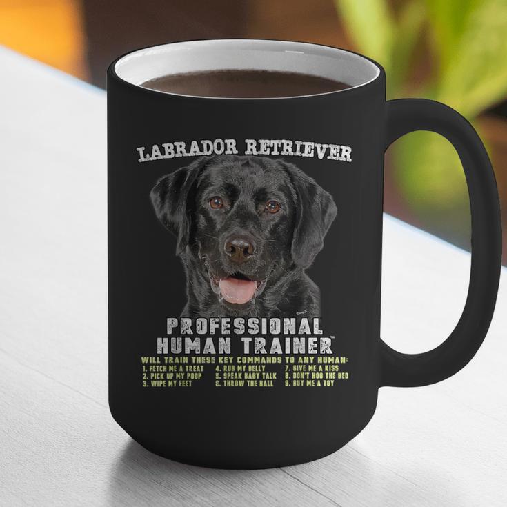 Labrador Retriever Lab Professional Human Trainer Graphic Print Coffee Mug, funny gift