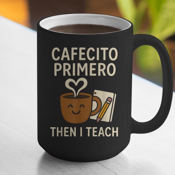 Latina Teacher Bilingual Educator Spanish Heritage Empower Graphic Print Coffee Mug, funny gift