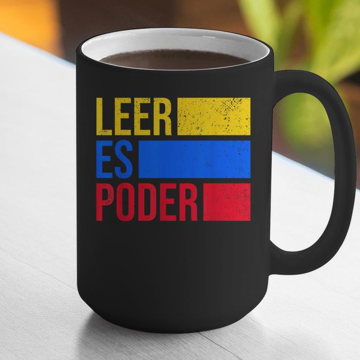 Leer Es Poder Colombian Spanish Teacher Maestra Colombia Graphic Print Coffee Mug, funny gift Leer Es Poder Colombian Spanish Teacher Maestra Colombia Graphic Print Coffee Mug, funny gift