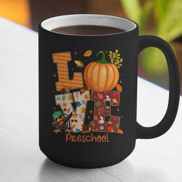 Love Preschool Teacher Turkey Thanksgiving Autumn Fall Graphic Print Coffee Mug, funny gift Love Preschool Teacher Turkey Thanksgiving Autumn Fall Graphic Print Coffee Mug, funny gift