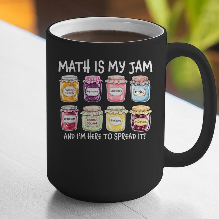 Math Is My Jam And I'm Here To Spread It Math Teacher Graphic Print Coffee Mug, funny gift Math Is My Jam And I'm Here To Spread It Math Teacher Graphic Print Coffee Mug, funny gift