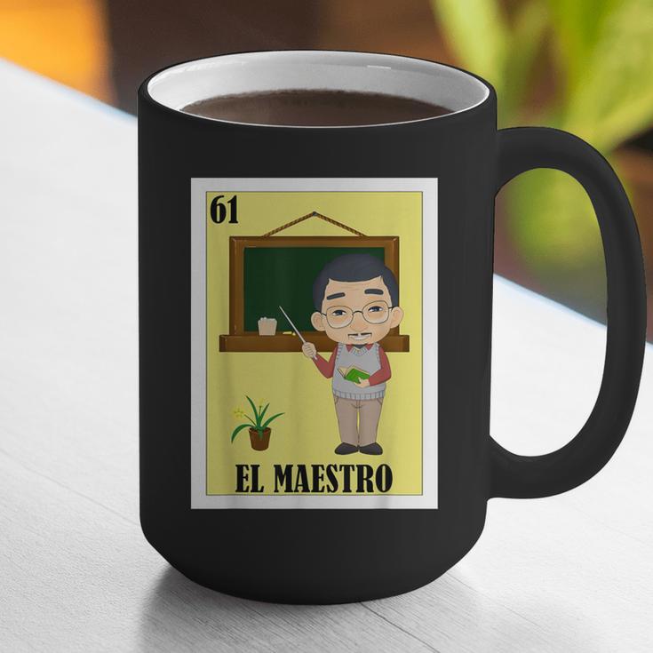 Mexican For Teachers El Maestro Graphic Print Coffee Mug, funny gift Mexican For Teachers El Maestro Graphic Print Coffee Mug, funny gift