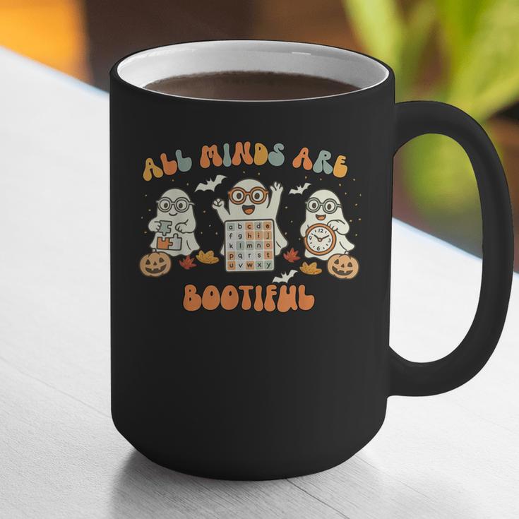 All Minds Are Bootiful Special Education Teacher Halloween Graphic Print Coffee Mug, funny gift
