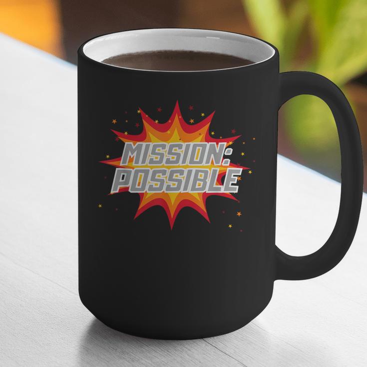 Mission Possible Motivational Inspirational School Teacher Graphic Print Coffee Mug, funny gift Mission Possible Motivational Inspirational School Teacher Graphic Print Coffee Mug, funny gift
