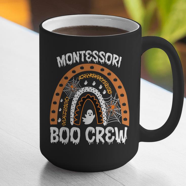 Montessori Teacher Halloween Boo Rainbow Leopard Halloween Graphic Print Coffee Mug, funny gift Montessori Teacher Halloween Boo Rainbow Leopard Halloween Graphic Print Coffee Mug, funny gift