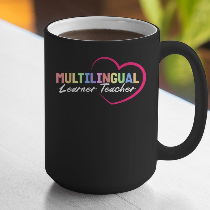 Multilingual Learner Teacher Heart Graphic Print Coffee Mug, funny gift Multilingual Learner Teacher Heart Graphic Print Coffee Mug, funny gift