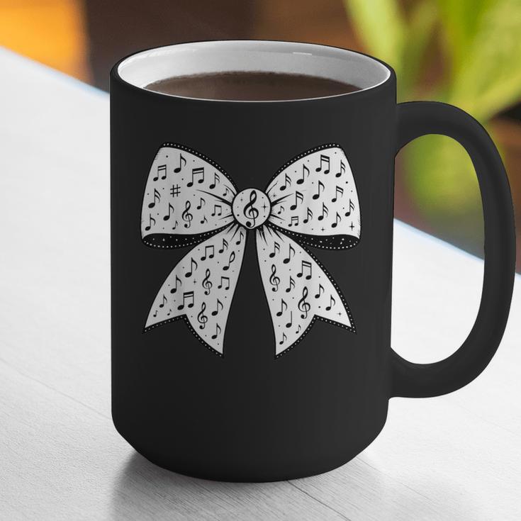 Music Notes Coquette Bow Music Teacher School Musician Band Graphic Print Coffee Mug, funny gift Music Notes Coquette Bow Music Teacher School Musician Band Graphic Print Coffee Mug, funny gift