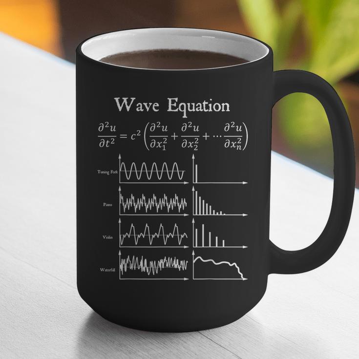 Nerdy Wave Equation Music Physics Science Math Teacher Geek Men Women Girls Kids Graphic Print Coffee Mug, Science Teacher Mugs, funny gift