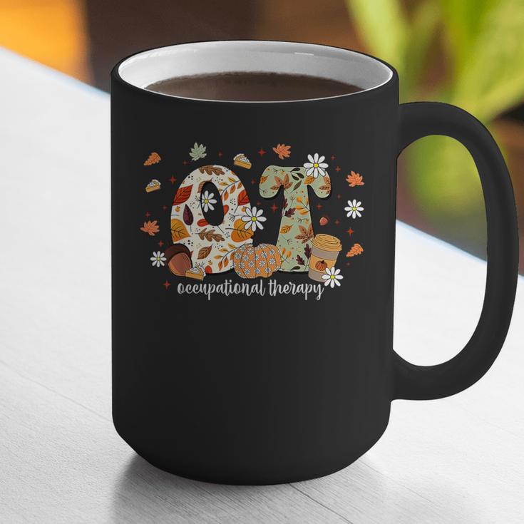 Occupational Therapy Fall Autumn Pumpkin Flower OTA Teacher Graphic Print Coffee Mug, funny gift Occupational Therapy Fall Autumn Pumpkin Flower OTA Teacher Graphic Print Coffee Mug, funny gift