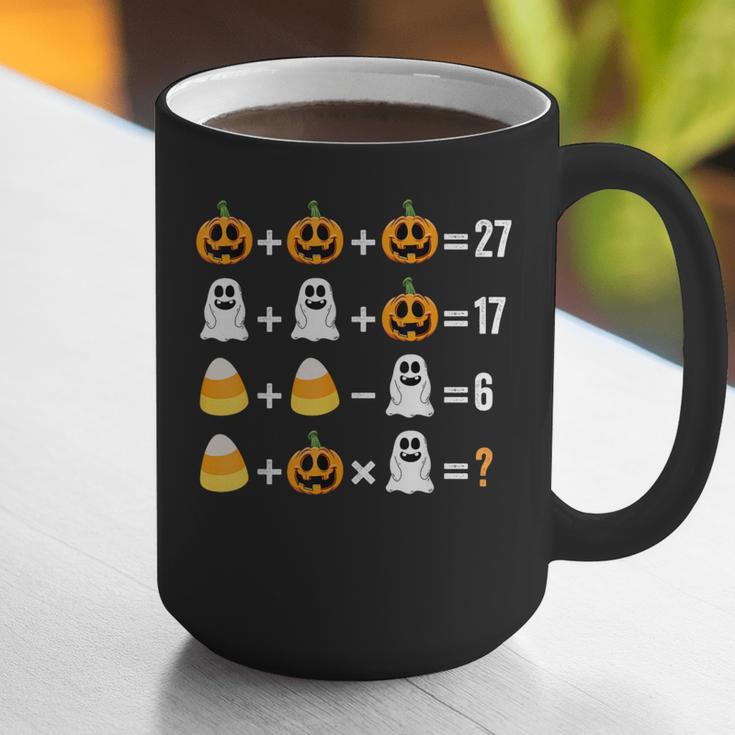 Order Of Operations Quiz Pumpkin Halloween Math Teacher Graphic Print Coffee Mug, funny gift