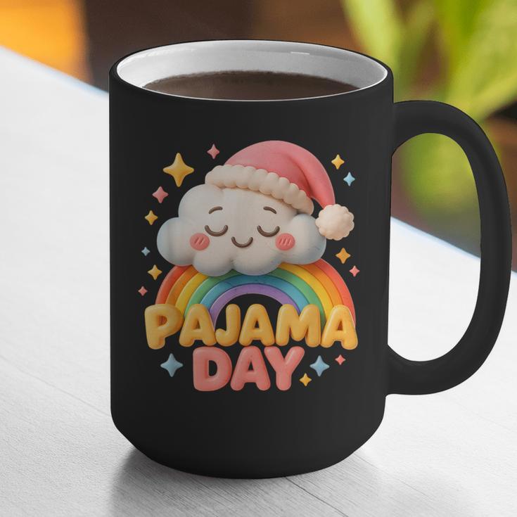 Pajama Day School Spirit Week Sleepy Cloud Teacher Student Graphic Print Coffee Mug, funny gift