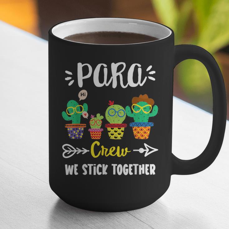 PARA Crew School Cactus Team PARA Teacher Squad For Men Women Kids Graphic Print Coffee Mug, funny gift