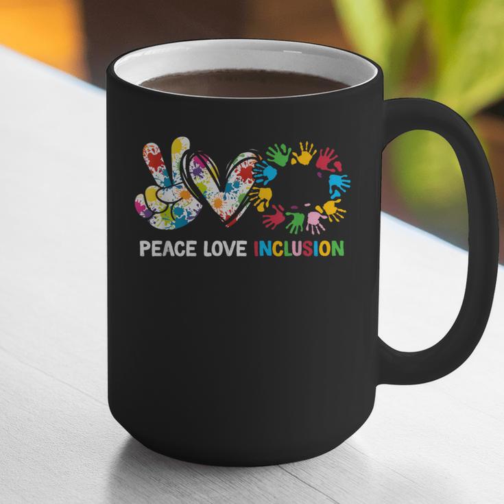 Peace Love Inclusion Sped Squad Special-Ed Teacher Daycare Graphic Print Coffee Mug, funny gift Peace Love Inclusion Sped Squad Special-Ed Teacher Daycare Graphic Print Coffee Mug, funny gift