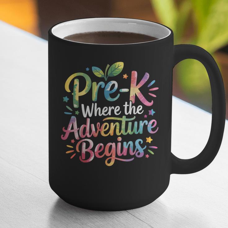 Pre-K Where The Adventure Begins Preschool Teachers Students Graphic Print Coffee Mug, funny gift Pre-K Where The Adventure Begins Preschool Teachers Students Graphic Print Coffee Mug, funny gift