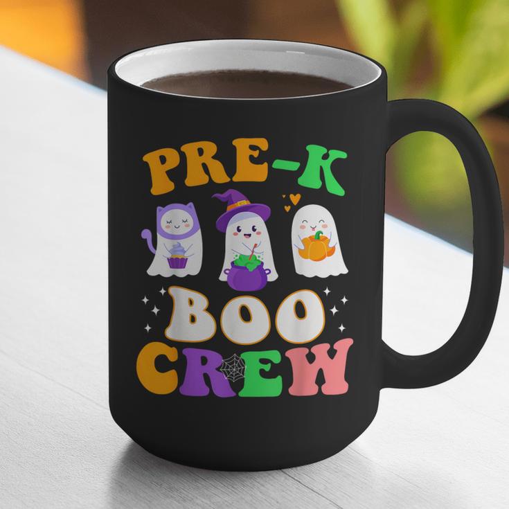 Pre-K Boo Crew Cute Ghost Halloween Costume Teacher Student For Men Women Kids Graphic Print Coffee Mug, funny gift
