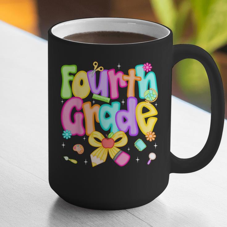 Preppy Fourth Grade Back To School 4th Grade Teacher Girls Graphic Print Coffee Mug, 4th Grade Teacher Mugs, funny gift Preppy Fourth Grade Back To School 4th Grade Teacher Girls Graphic Print Coffee Mug, 4th Grade Teacher Mugs, funny gift