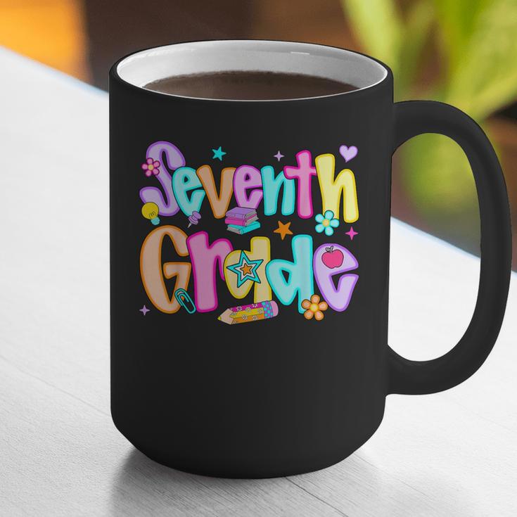 Preppy Seventh Grade Back To School 7th Grade Teachers Girls Graphic Print Coffee Mug, funny gift Preppy Seventh Grade Back To School 7th Grade Teachers Girls Graphic Print Coffee Mug, funny gift