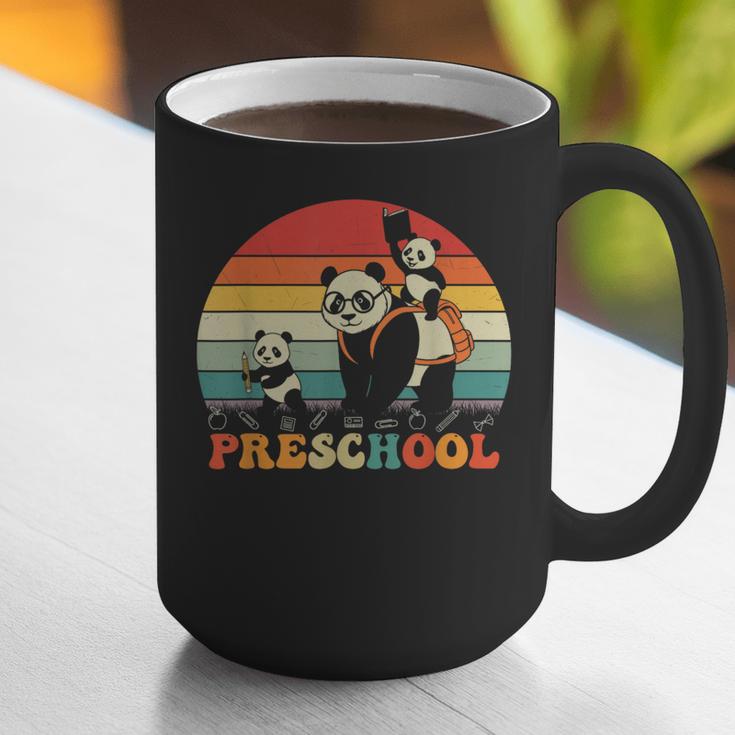 Preschool Panda Back To School Teacher Student Graphic Print Coffee Mug, funny gift Preschool Panda Back To School Teacher Student Graphic Print Coffee Mug, funny gift
