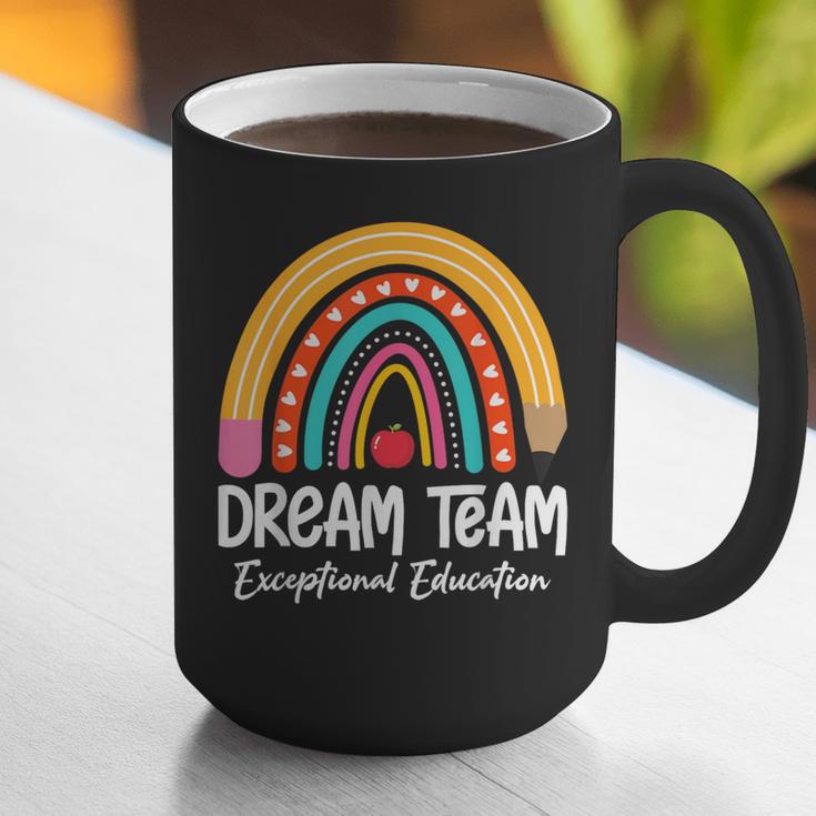 Rainbow Pencil Dream Exceptional Education Team SPED Teacher Graphic Print Coffee Mug, funny gift