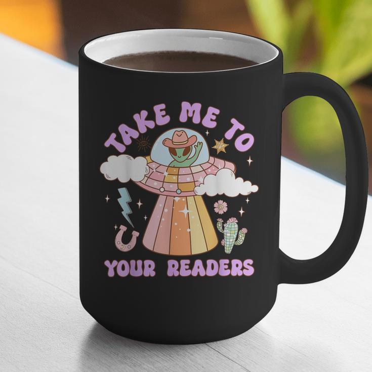 Take Me To Your Readers Alien Teacher Halloween Literacy Graphic Print Coffee Mug, funny gift Take Me To Your Readers Alien Teacher Halloween Literacy Graphic Print Coffee Mug, funny gift