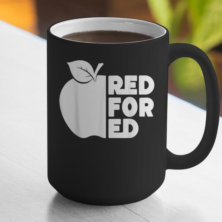 Red For Ed Teacher Support Public Education For Men Women Kids Graphic Print Coffee Mug, funny gift Red For Ed Teacher Support Public Education For Men Women Kids Graphic Print Coffee Mug, funny gift