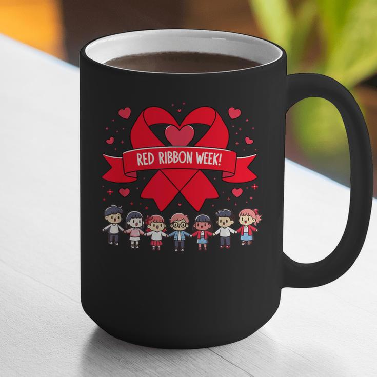 Red Ribbon Week Awareness For Students And Teachers Men Women Girls Kids Graphic Print Coffee Mug, funny gift Red Ribbon Week Awareness For Students And Teachers Men Women Girls Kids Graphic Print Coffee Mug, funny gift
