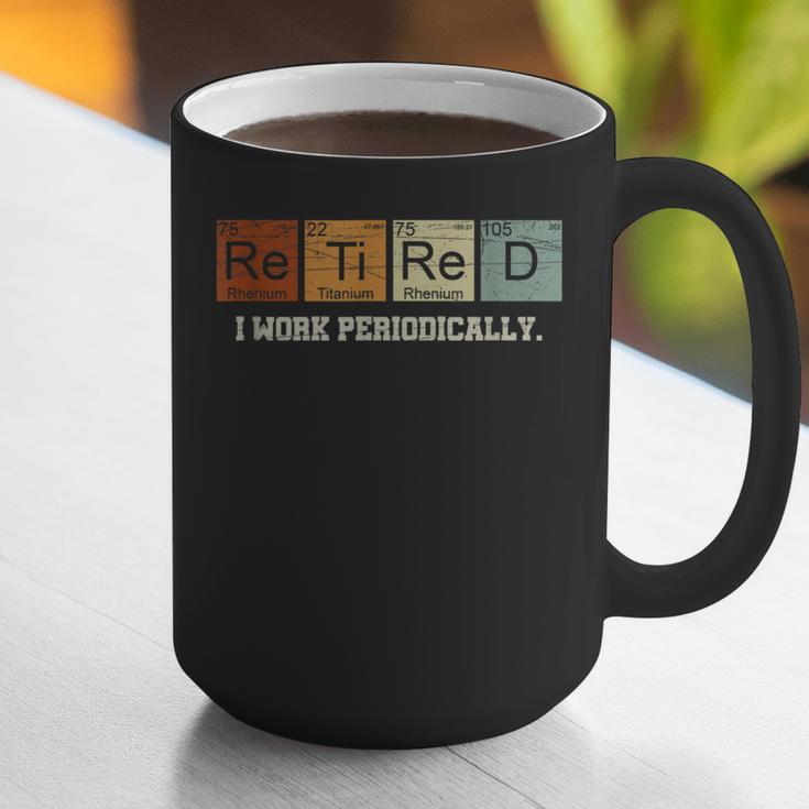 Retired Chemistry Teacher Science Retirement Chemistry Graphic Print Coffee Mug, Science Teacher Mugs, funny gift