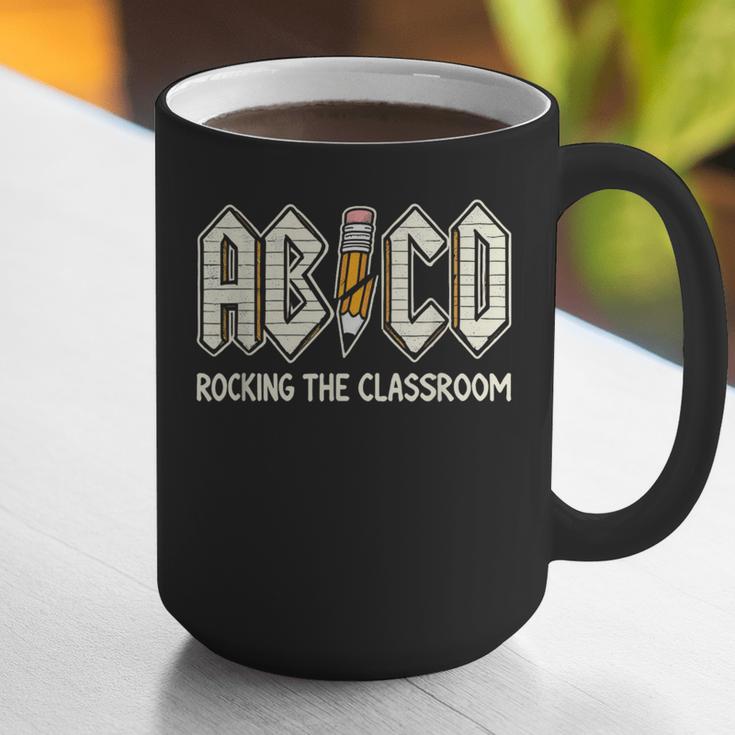 Retro Abcd Teacher Novelty Back To School Teacher Graphic Print Coffee Mug, funny gift Retro Abcd Teacher Novelty Back To School Teacher Graphic Print Coffee Mug, funny gift