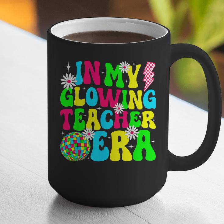 Retro Groovy In My Glowing Teacher Era Happy Teacher's Day Graphic Print Coffee Mug, Groovy Teacher Mugs, funny gift Retro Groovy In My Glowing Teacher Era Happy Teacher's Day Graphic Print Coffee Mug, Groovy Teacher Mugs, funny gift